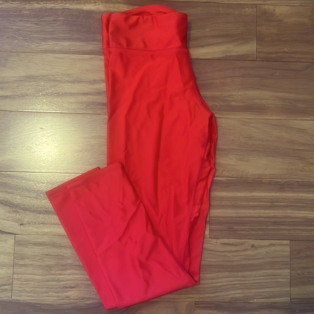 Bright Red Leggings- SQN Sport